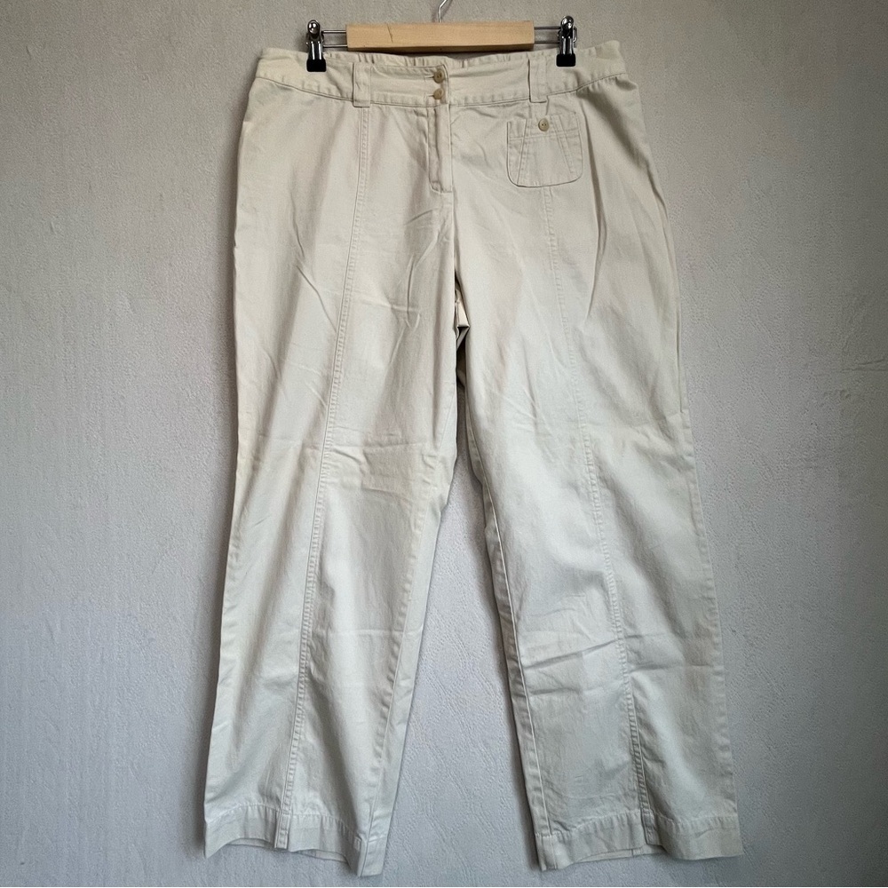 J. Jill Wide-Leg Pants in Off-White/Cream